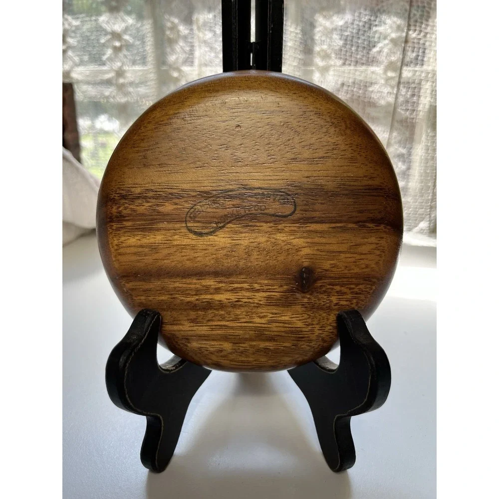 Monkey Pod Wood Salad Bowl  1970s